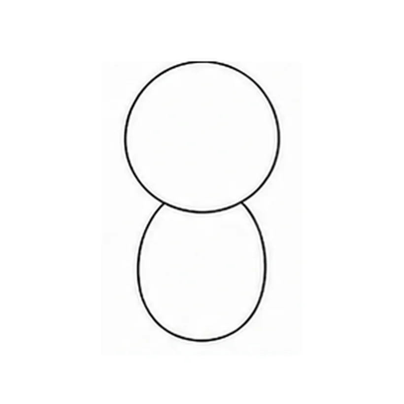 Paso 1 del dibujo Perrito