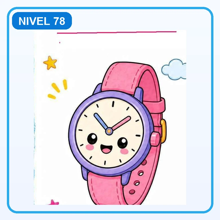 Reloj a color
