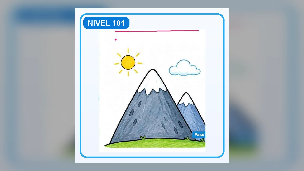 Dibujo Montaña