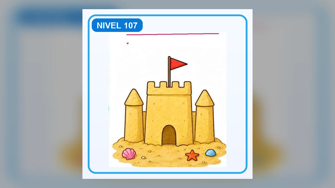 Dibujo Castillo de arena