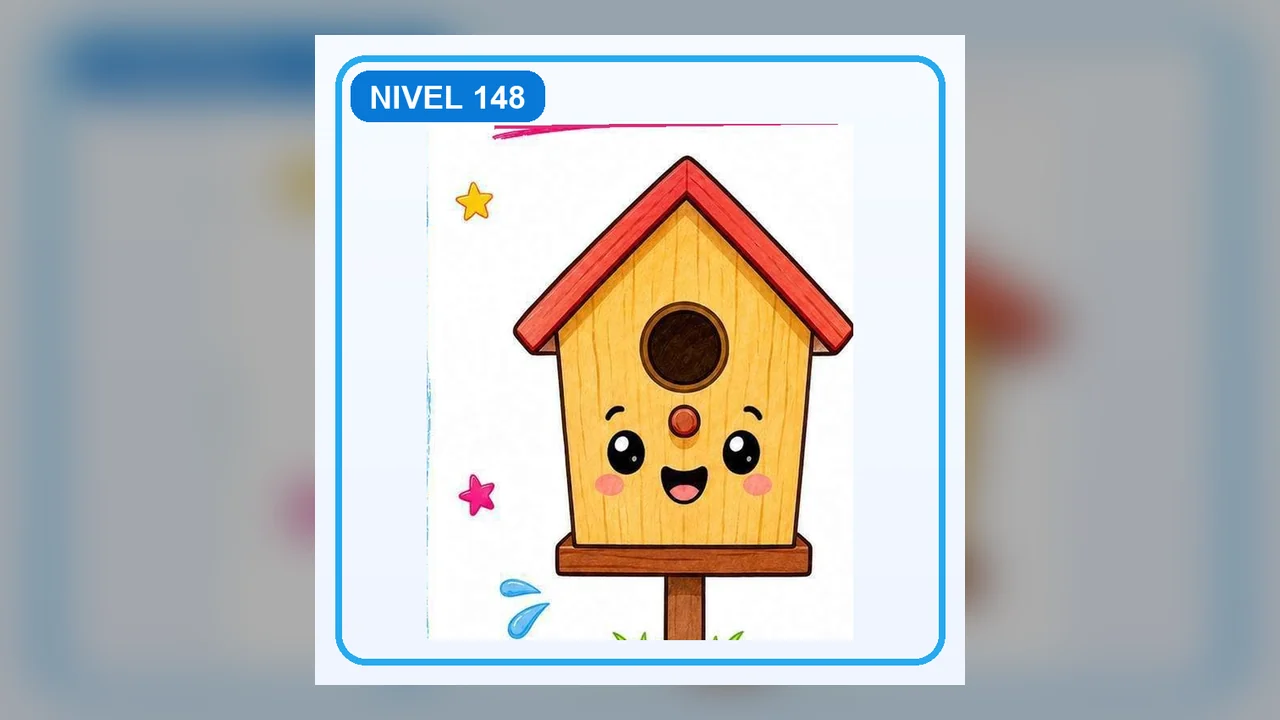 Dibujo Casita para pájaros