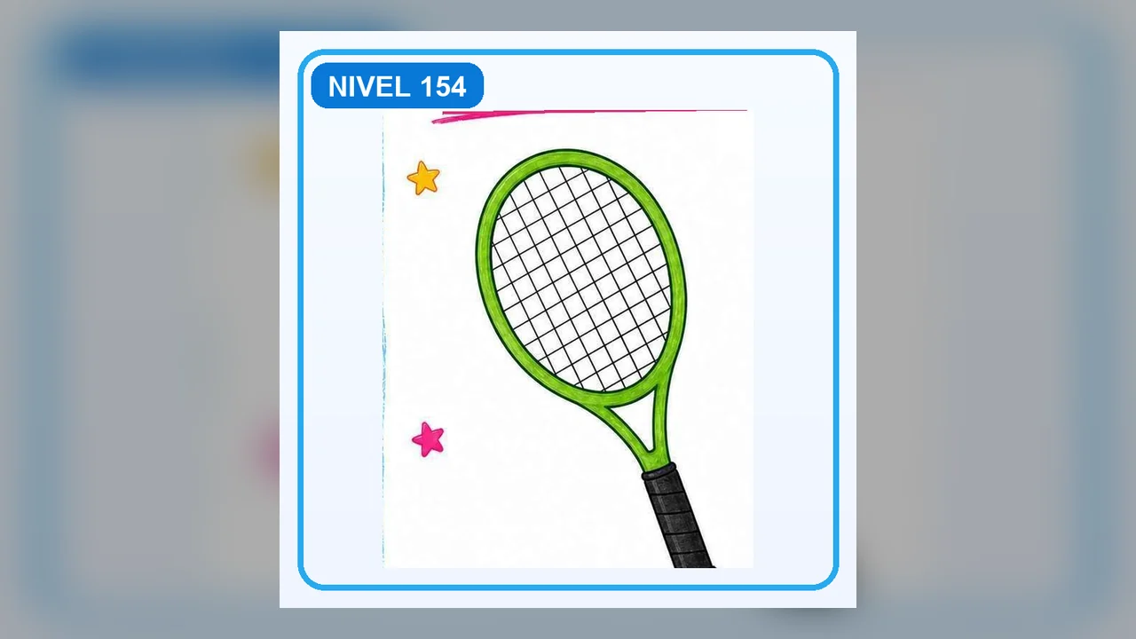 Dibujo Raqueta de tenis