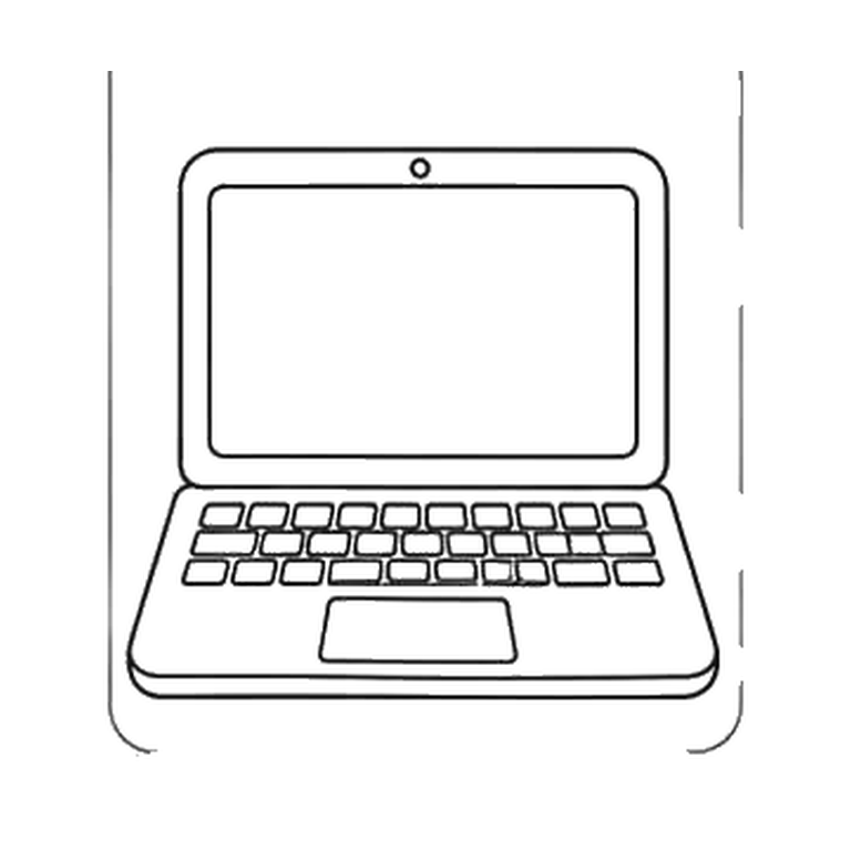 Contorno final de Laptop