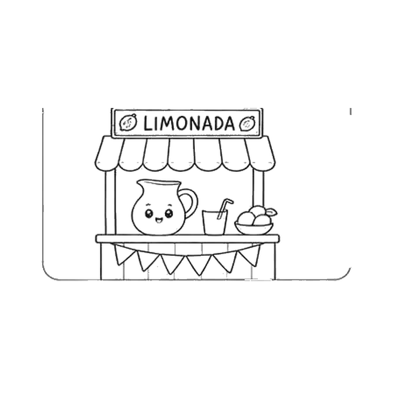 Contorno final de Puesto de limonada