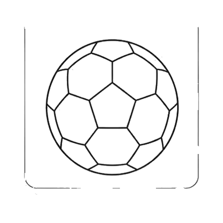 Contorno final de Balón de Fútbol