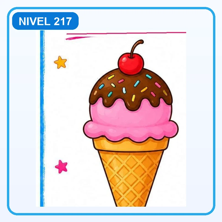 Helado a color