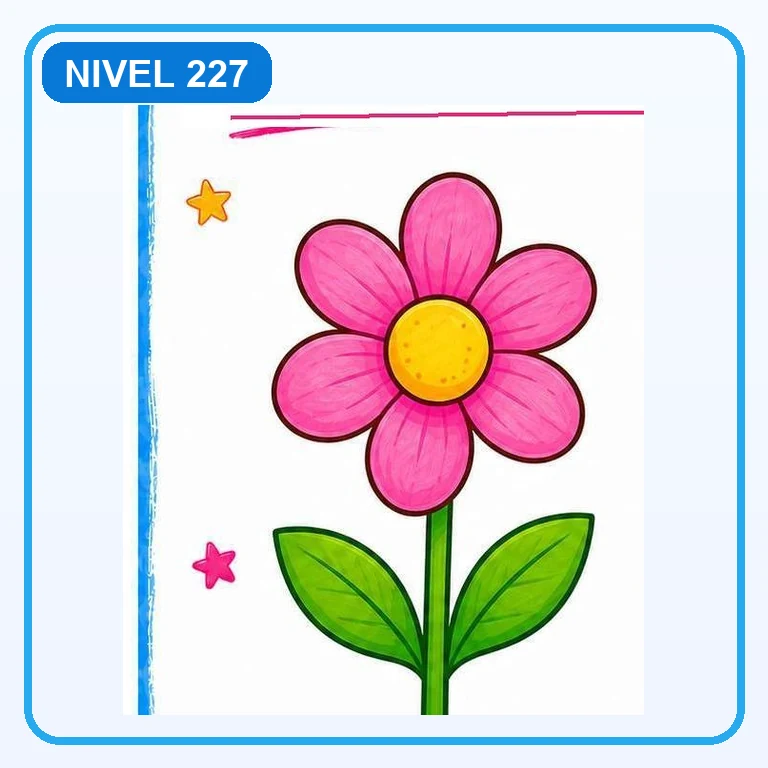 Flor a color