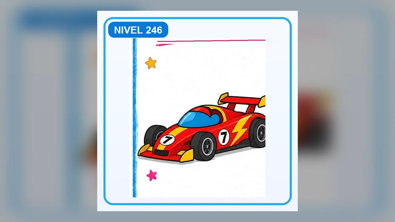Dibujo Auto de carreras