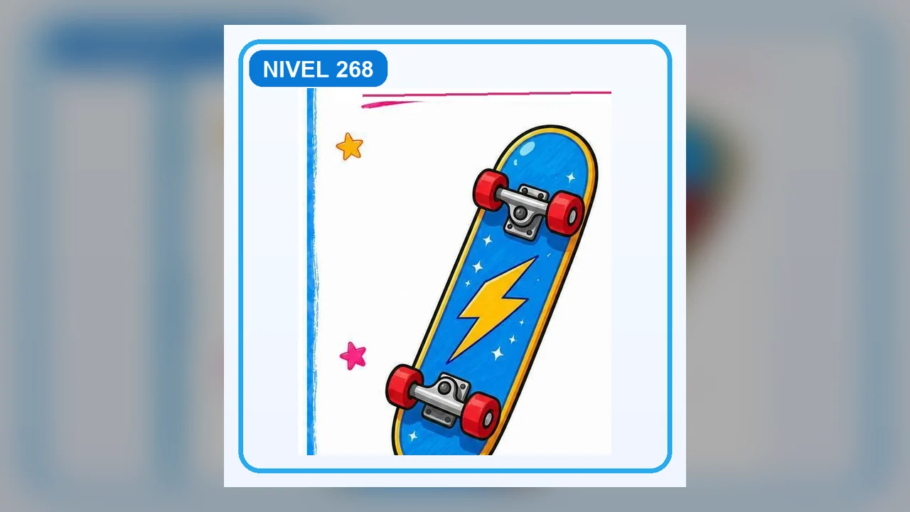 Dibujo Patineta