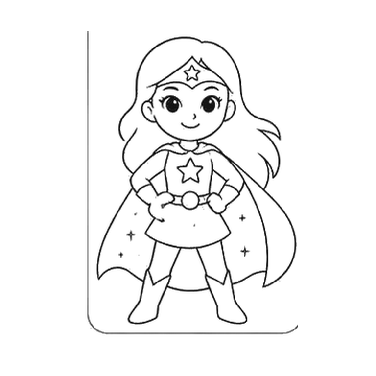 Contorno final de Superheroína