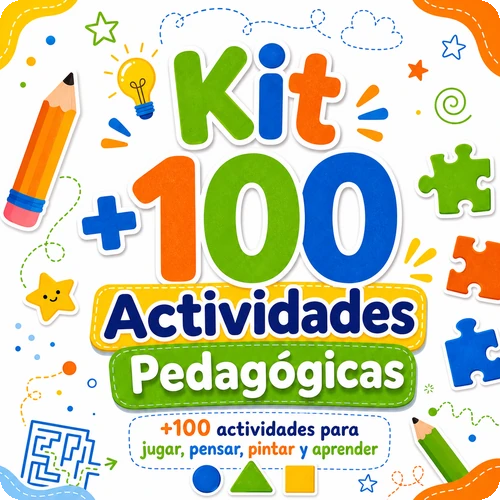 Kit com +100 Atividades Pedagógicas