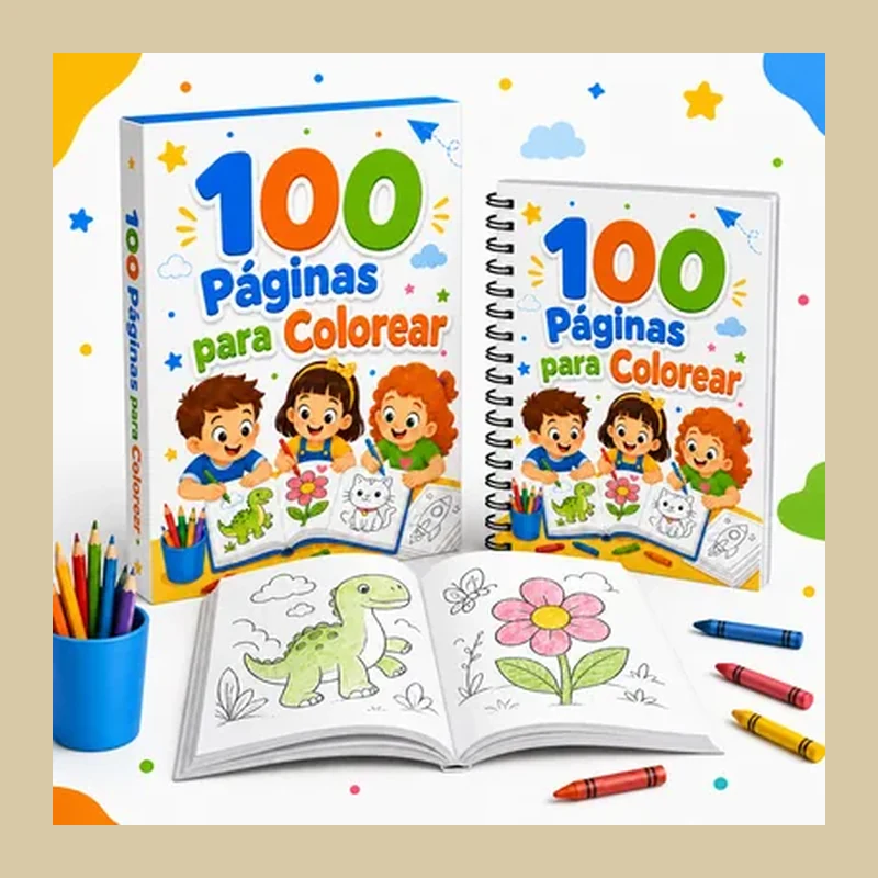 100 Dibujos para Colorear