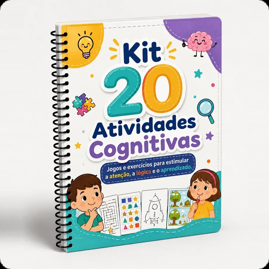 Kit com +20 Atividades Cognitivas