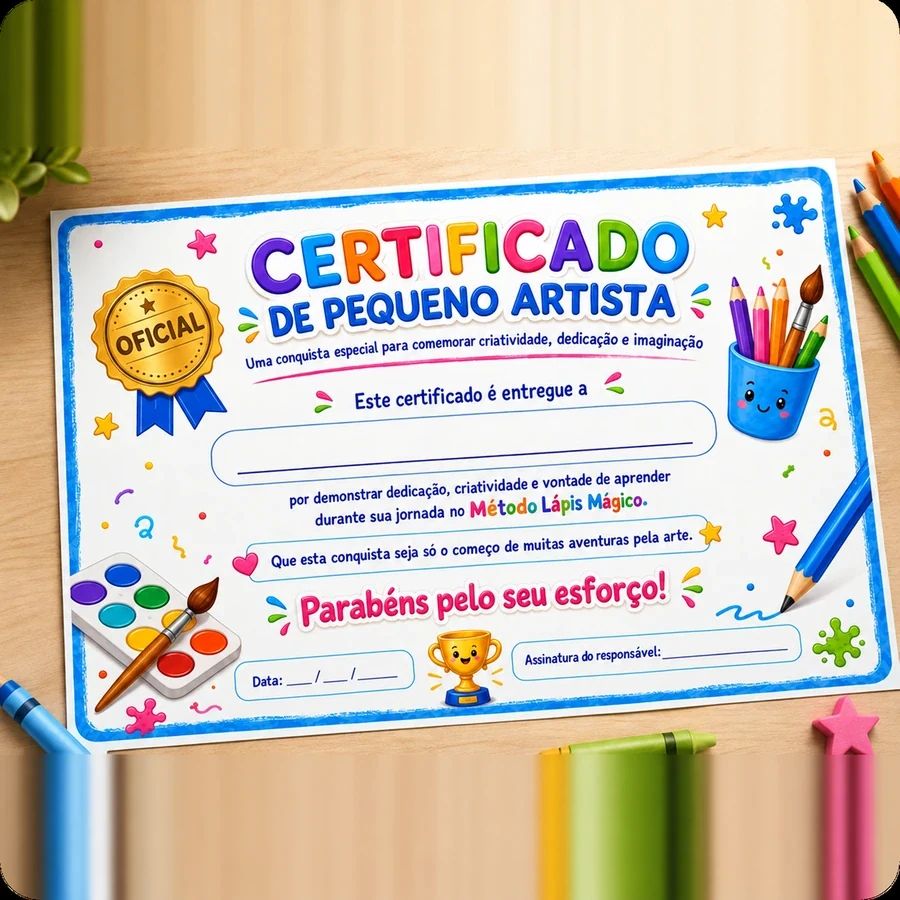 Certificado de Pequeno Artista