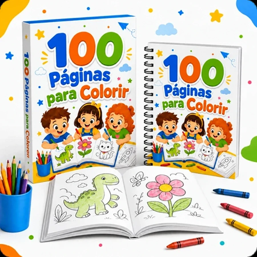 100 Desenhos para Colorir
