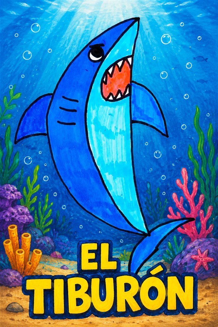 Portada de El tiburón